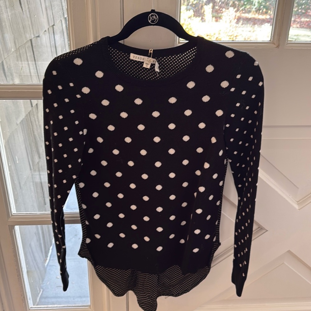 Veronica Beard polka dot sweater